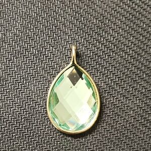 Beautiful Topaz Teardrop Pendant